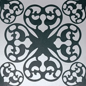 Нажмите чтобы увеличить изображение плитки Декор Ode Bianco Nero Inserto