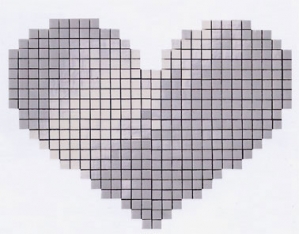 Нажмите чтобы увеличить изображение плитки Мозаика Fар Cupido Cuore Bianco Mosaico