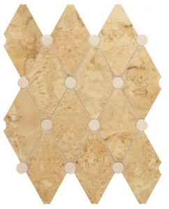 Нажмите чтобы увеличить изображение плитки Мозаика ROMBO BEIGE