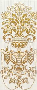Нажмите чтобы увеличить изображение плитки Декор Vallelunga Rococo Scarlatti Bianco Trionfo