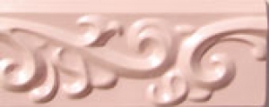 Нажмите чтобы увеличить изображение плитки Бордюр Vallelunga Rococo Festone Rococo Rosa