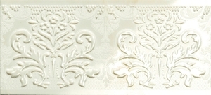 Нажмите чтобы увеличить изображение плитки Декор Impronta Onice D Damasco Listello Bianco