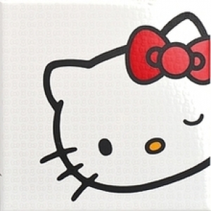 Нажмите чтобы увеличить изображение плитки Декор Hello Kitty Classic Expressions Red