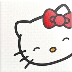 Нажмите чтобы увеличить изображение плитки Декор Hello Kitty Classic Expressions Red