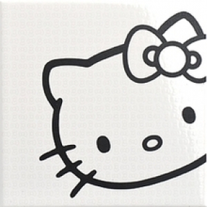 Нажмите чтобы увеличить изображение плитки Декор Hello Kitty Classic Expressions Black