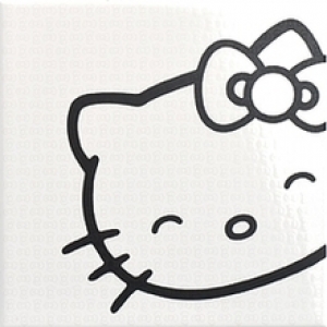 Нажмите чтобы увеличить изображение плитки Декор Hello Kitty Classic Expressions Black