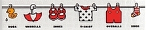 Нажмите чтобы увеличить изображение плитки Кайма Hello Kitty List. Laundry Red
