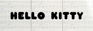 Нажмите чтобы увеличить изображение плитки Панно Hello Kitty Laundry Logo Black CP A/3