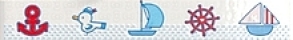 Нажмите чтобы увеличить изображение плитки Кайма Hello Kitty Navy List. Boat