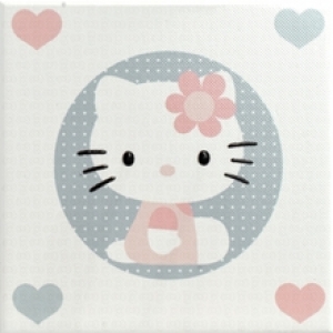 Нажмите чтобы увеличить изображение плитки Декор Hello Kitty Strawberry Grey