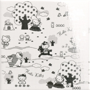 Нажмите чтобы увеличить изображение плитки Плитка Hello Kitty Toilepaper Silver
