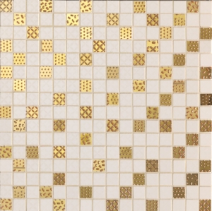Нажмите чтобы увеличить изображение плитки Мозаика Cris Feel Cream&Gold Mosaic