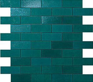 Нажмите чтобы увеличить изображение плитки Мозаика Ewall Petroleum Green Minibrick