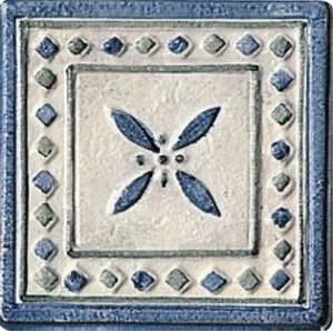 Нажмите чтобы увеличить изображение плитки Декор Stone Marble S&M Bianco/Azul Inserto F