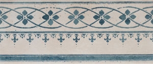 Нажмите чтобы увеличить изображение плитки Plitka Creta D Wall Stencil Aqua