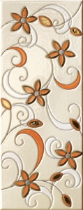 Нажмите чтобы увеличить изображение плитки Декор Edilcuoghi Tiffany Inserto Corallo Flowers