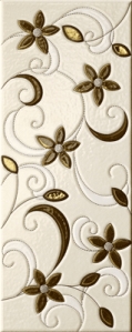 Нажмите чтобы увеличить изображение плитки Декор Edilcuoghi Tiffany Inserto Topazio Flowers