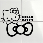 Панно Hello Kitty Classic Cucu Black CP A/4