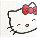Декор Hello Kitty Classic Expressions Red