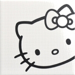 Декор Hello Kitty Classic Expressions Black