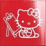 Плитка Hello Kitty School Blackboard