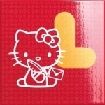 Декор Gamma Due Hello Kitty School Letter