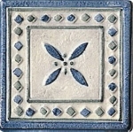 Декор Stone Marble S&M Bianco/Azul Inserto F